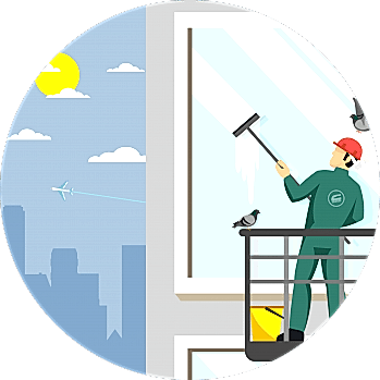 Мойка фасадов зданий