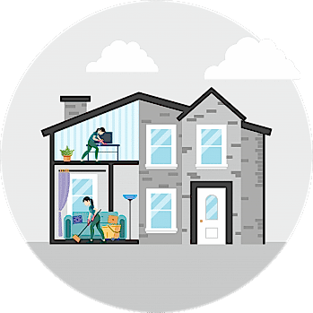 Поддерживающая уборка коттеджей